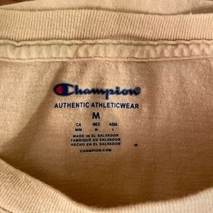 SOLD Men’s Champion T-shirt | Sz M | Yellow